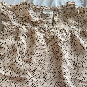 Loft outlet short sleeve blouse. Size XL.